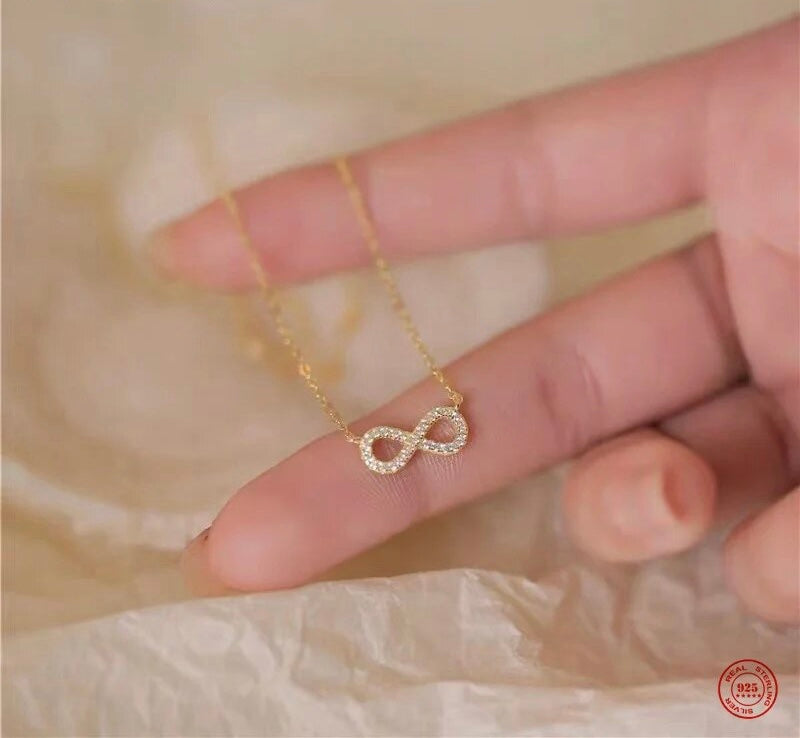 Crystal Infinity Necklace