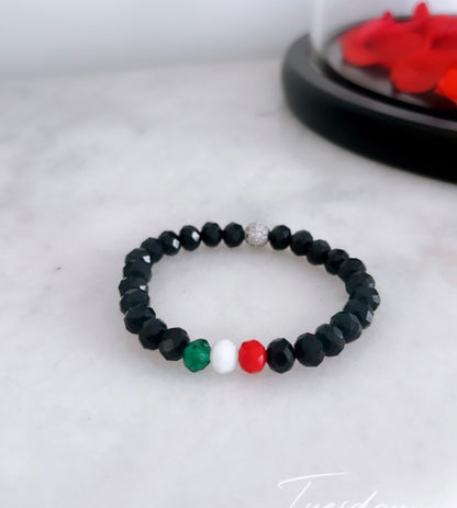 Palestine Beaded Bracelet